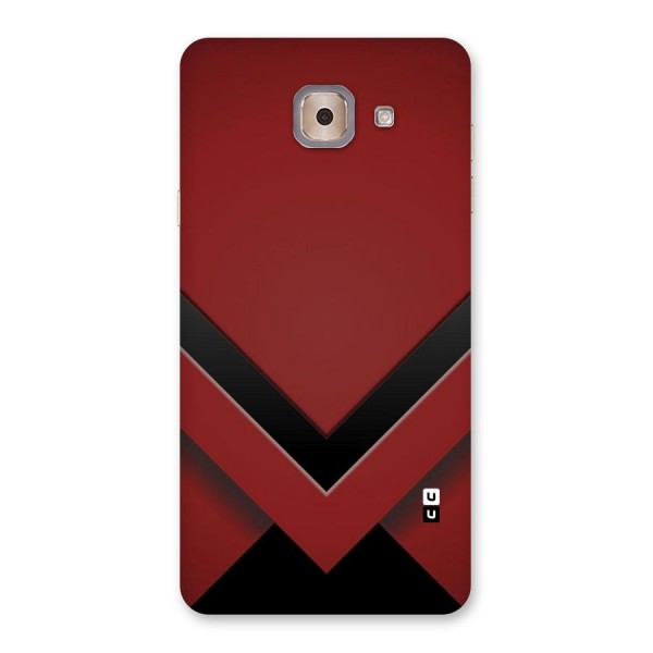 Red Black Fold Back Case for Galaxy J7 Max