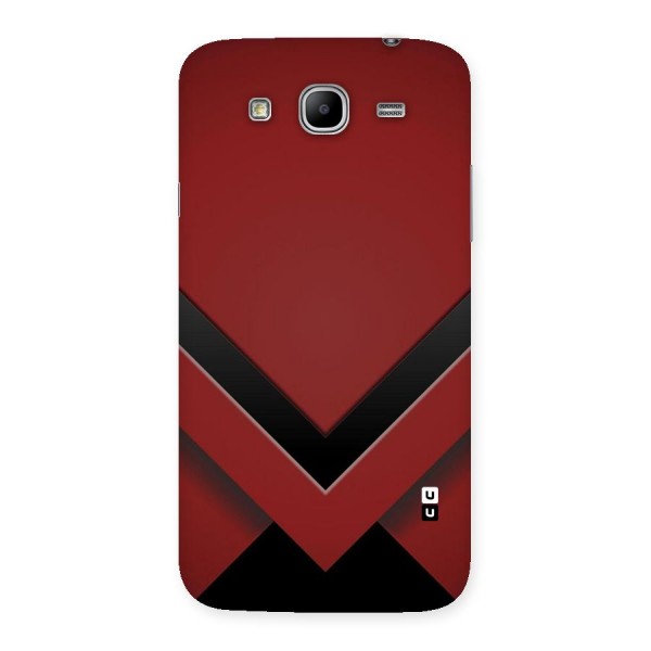 Red Black Fold Back Case for Galaxy Mega 5.8