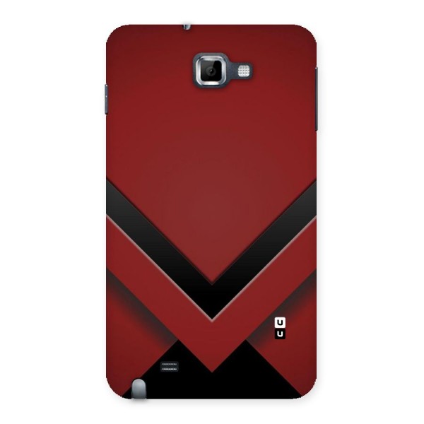 Red Black Fold Back Case for Galaxy Note