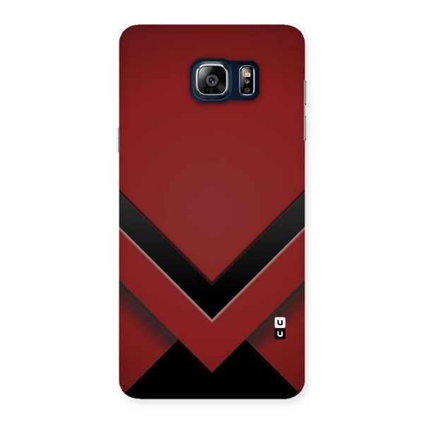 Red Black Fold Back Case for Galaxy Note 5