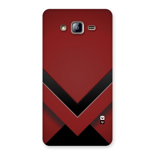 Red Black Fold Back Case for Galaxy On5