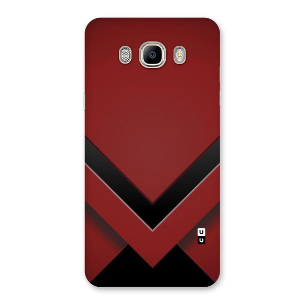 Red Black Fold Back Case for Galaxy On8
