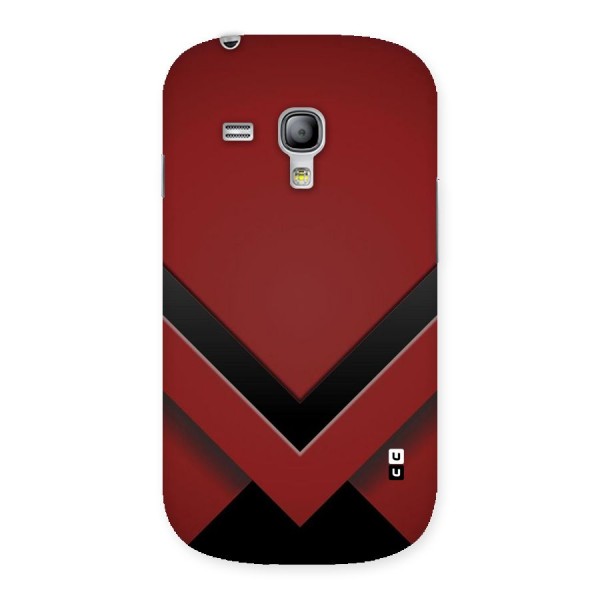 Red Black Fold Back Case for Galaxy S3 Mini