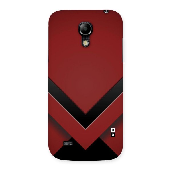 Red Black Fold Back Case for Galaxy S4 Mini