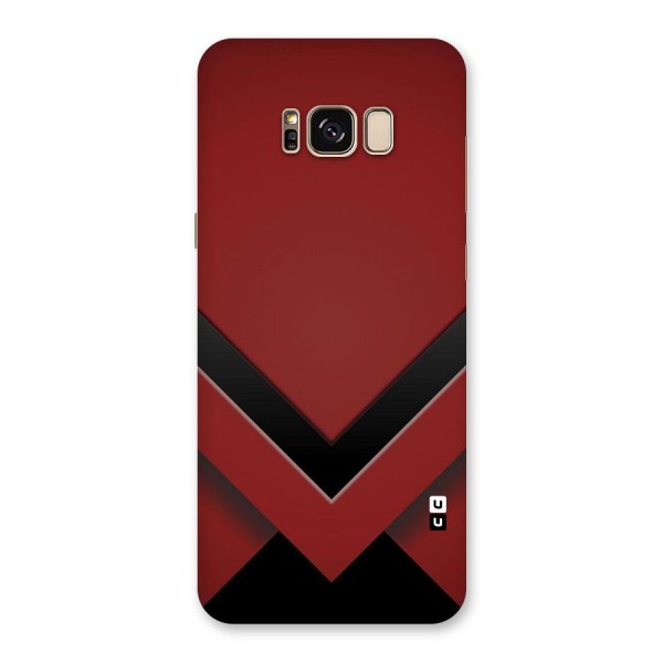 Red Black Fold Back Case for Galaxy S8 Plus