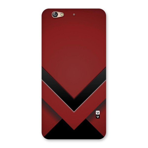 Red Black Fold Back Case for Gionee S6