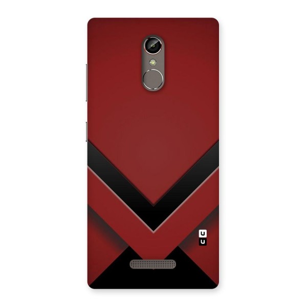 Red Black Fold Back Case for Gionee S6s