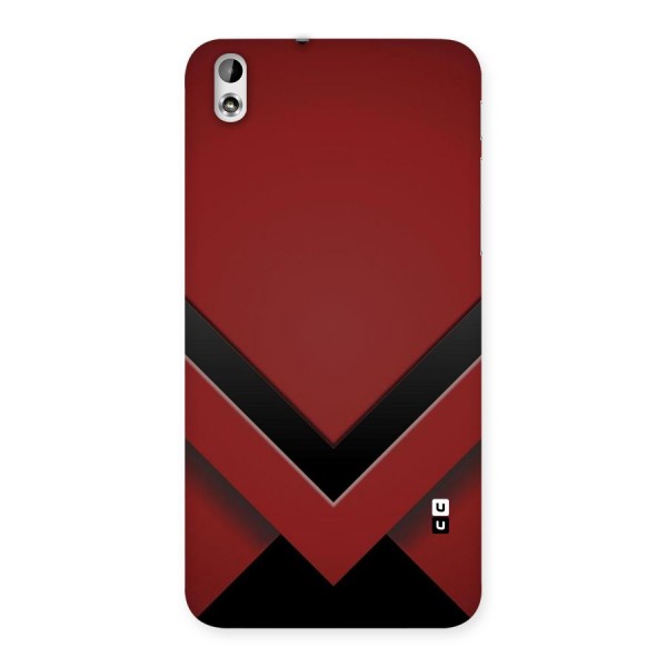 Red Black Fold Back Case for HTC Desire 816