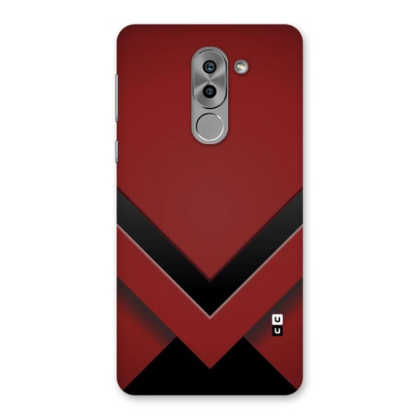 Red Black Fold Back Case for Honor 6X