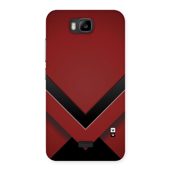 Red Black Fold Back Case for Honor Bee