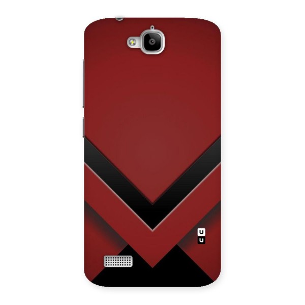 Red Black Fold Back Case for Honor Holly
