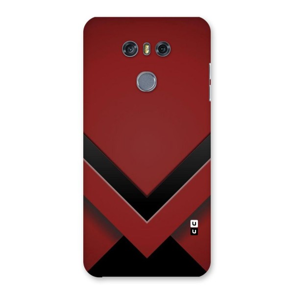 Red Black Fold Back Case for LG G6