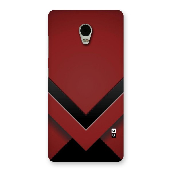 Red Black Fold Back Case for Lenovo Vibe P1