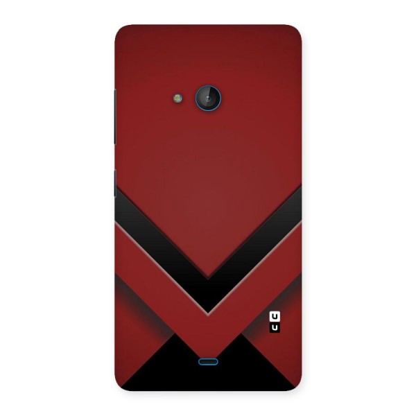 Red Black Fold Back Case for Lumia 540