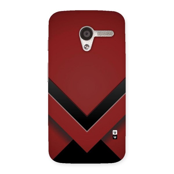 Red Black Fold Back Case for Moto X