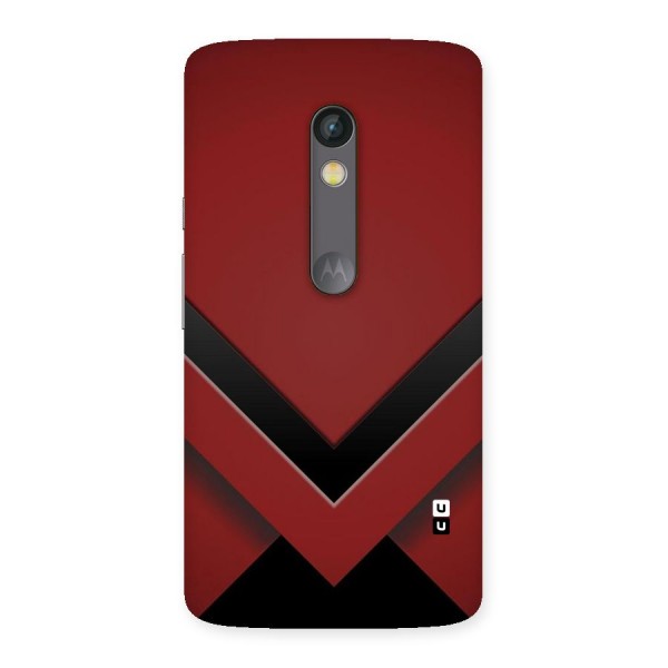 Red Black Fold Back Case for Moto X Play