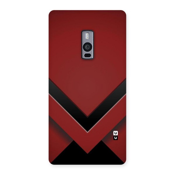 Red Black Fold Back Case for OnePlus Two