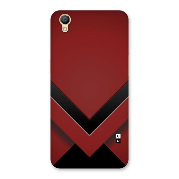 Red Black Fold Back Case for Oppo A37