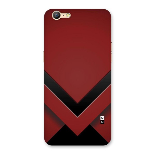 Red Black Fold Back Case for Oppo A57