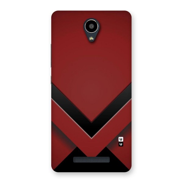 Red Black Fold Back Case for Redmi Note 2