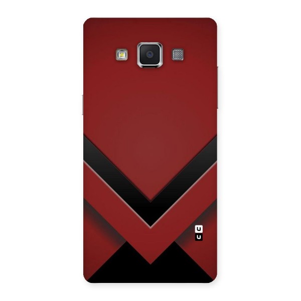 Red Black Fold Back Case for Samsung Galaxy A5
