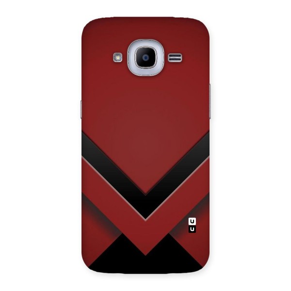 Red Black Fold Back Case for Samsung Galaxy J2 Pro