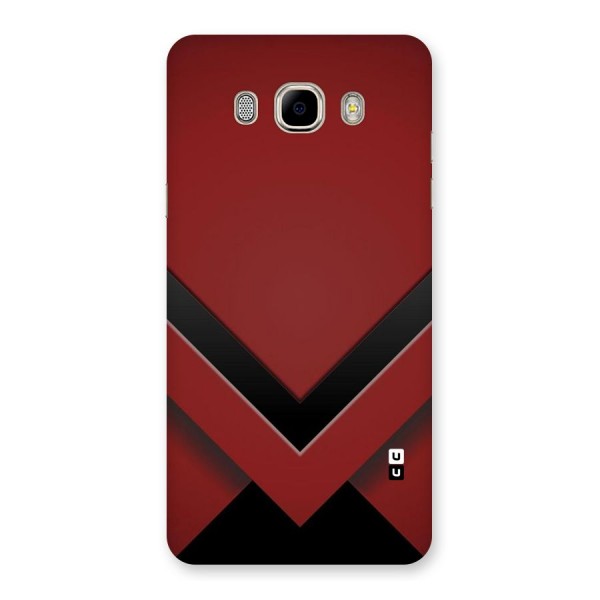 Red Black Fold Back Case for Samsung Galaxy J7 2016