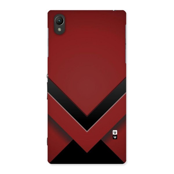 Red Black Fold Back Case for Sony Xperia Z1