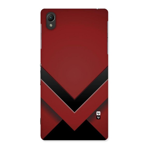 Red Black Fold Back Case for Sony Xperia Z2