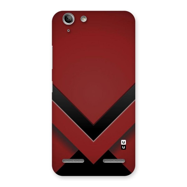 Red Black Fold Back Case for Vibe K5
