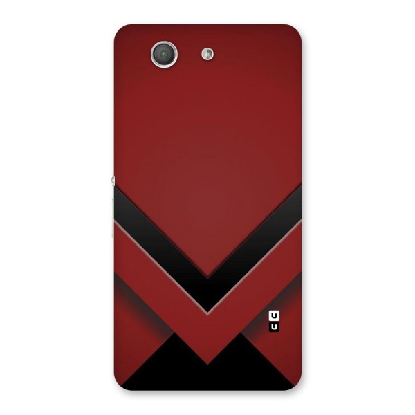 Red Black Fold Back Case for Xperia Z3 Compact