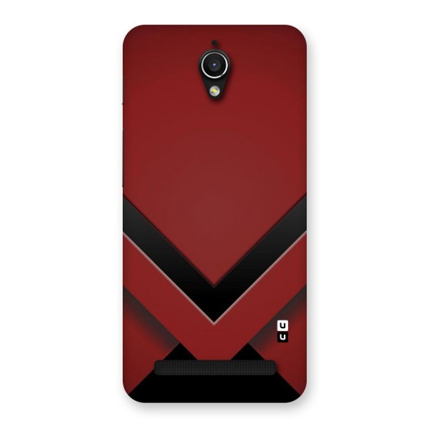 Red Black Fold Back Case for Zenfone Go