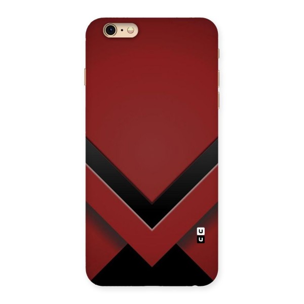 Red Black Fold Back Case for iPhone 6 Plus 6S Plus