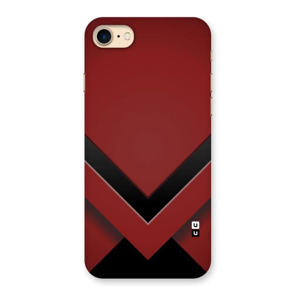 Red Black Fold Back Case for iPhone 7