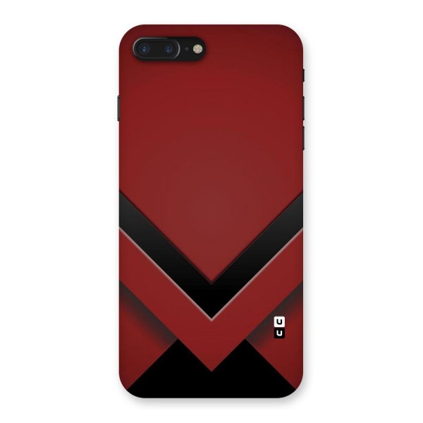 Red Black Fold Back Case for iPhone 7 Plus