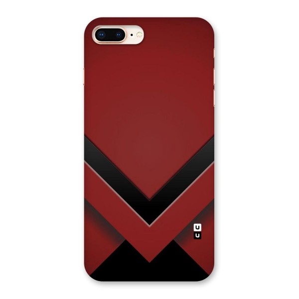 Red Black Fold Back Case for iPhone 8 Plus