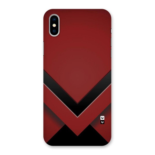 Red Black Fold Back Case for iPhone X