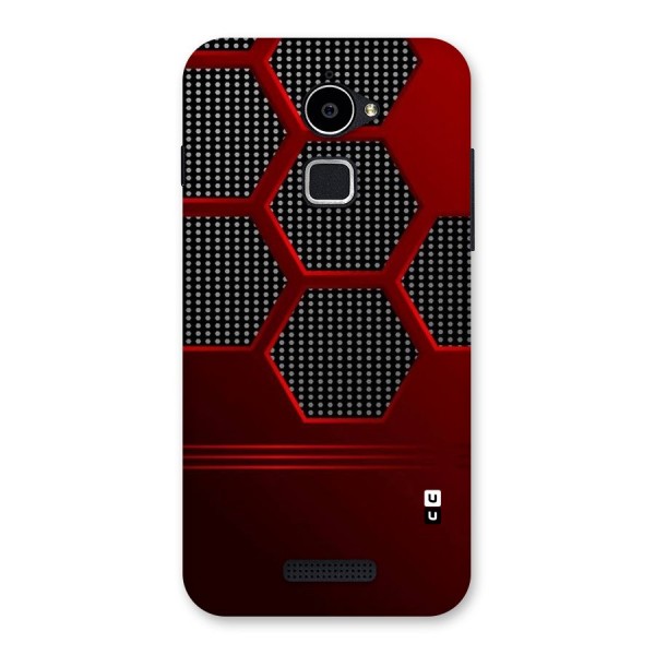 Red Black Hexagons Back Case for Coolpad Note 3 Lite