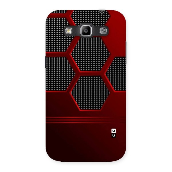 Red Black Hexagons Back Case for Galaxy Grand Quattro