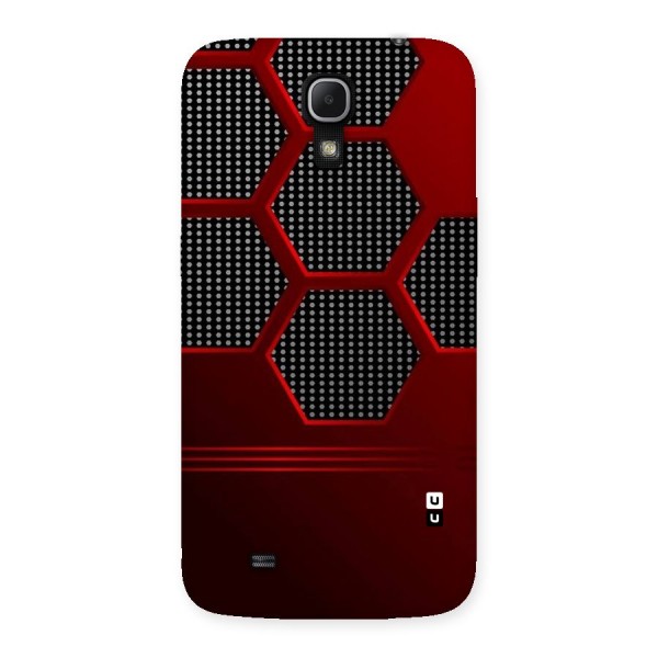 Red Black Hexagons Back Case for Galaxy Mega 6.3