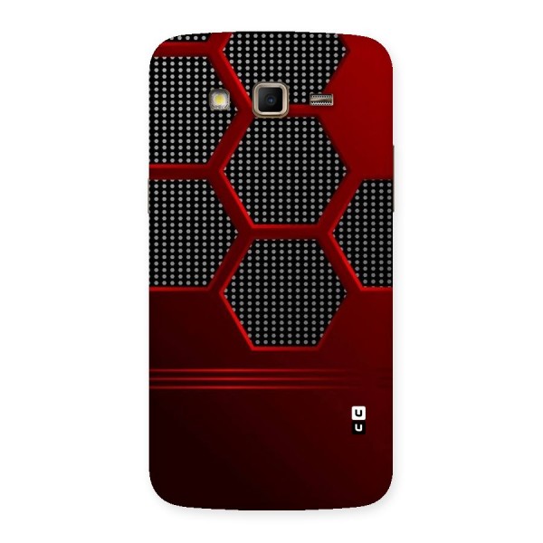 Red Black Hexagons Back Case for Samsung Galaxy Grand 2