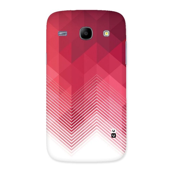 Red Chevron Abstract Back Case for Galaxy Core