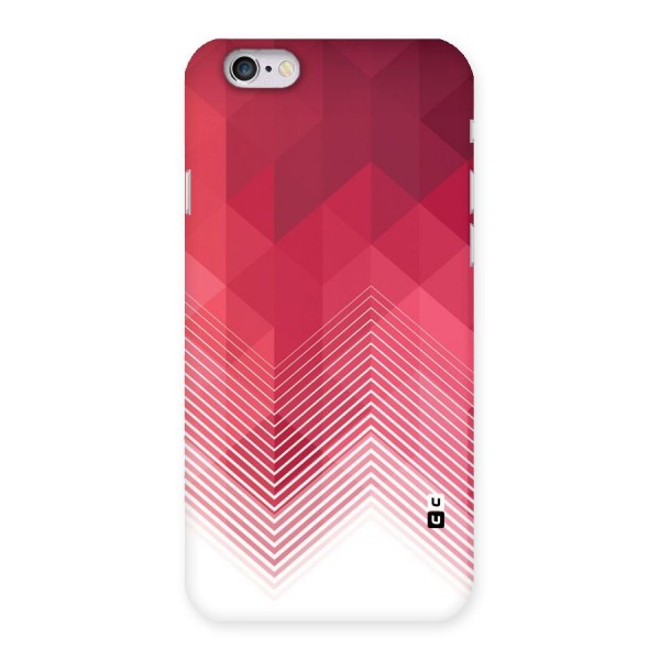 Red Chevron Abstract Back Case for iPhone 6 6S