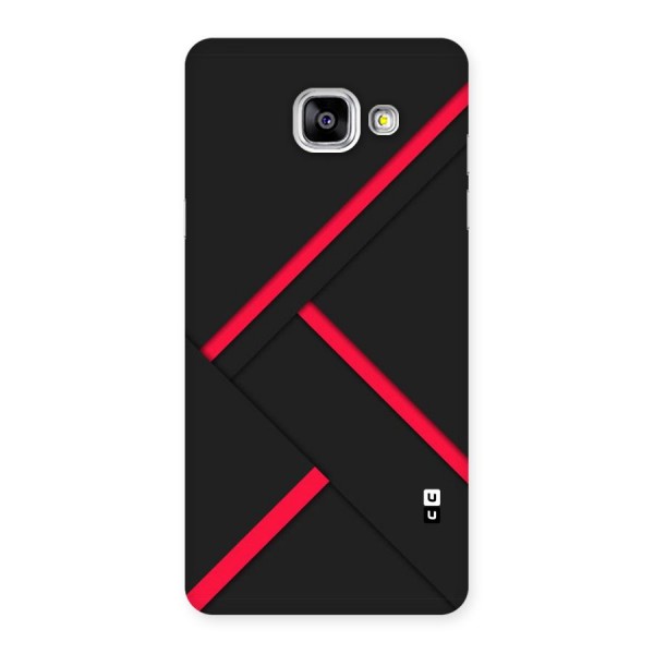 Red Disort Stripes Back Case for Galaxy A5 2016