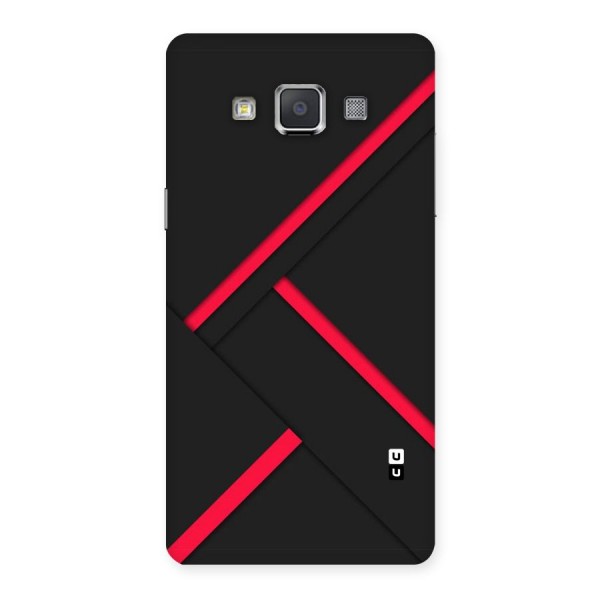 Red Disort Stripes Back Case for Galaxy Grand 3