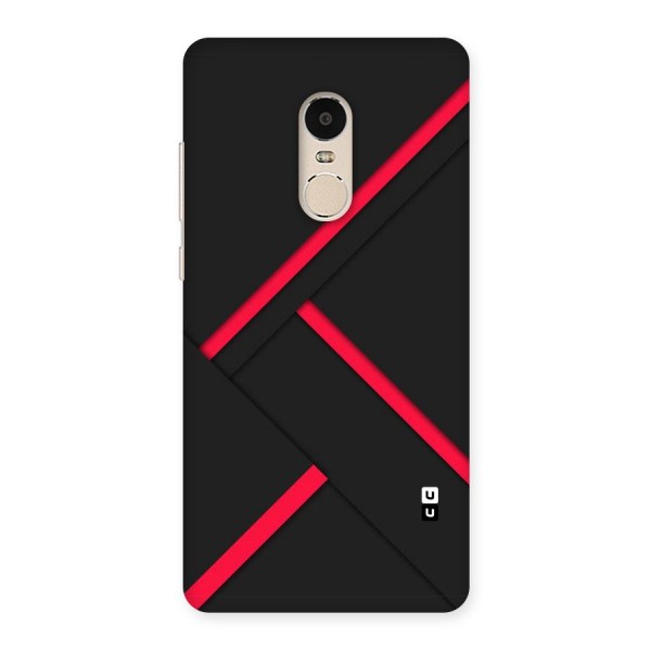 Red Disort Stripes Back Case for Xiaomi Redmi Note 4