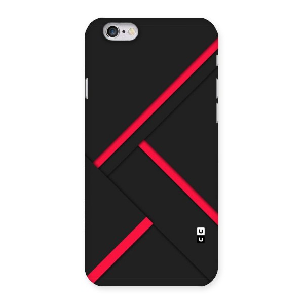 Red Disort Stripes Back Case for iPhone 6 6S