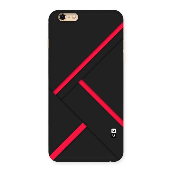 Red Disort Stripes Back Case for iPhone 6 Plus 6S Plus