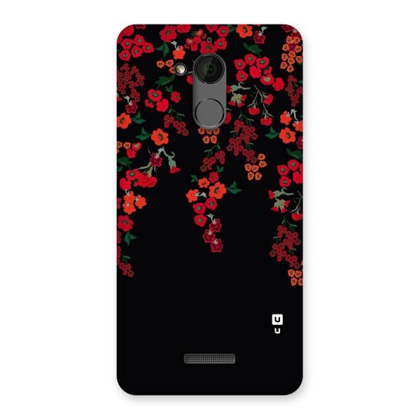 Red Floral Pattern Back Case for Coolpad Note 5