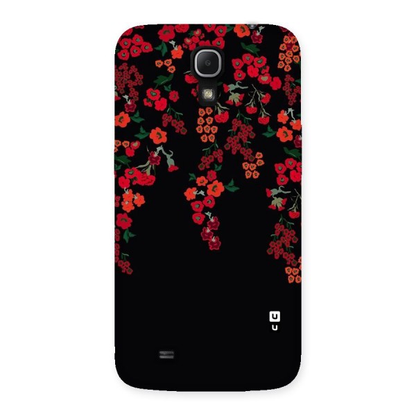 Red Floral Pattern Back Case for Galaxy Mega 6.3